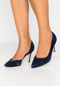 Leather - Klassieke Pumps - Dark Blue