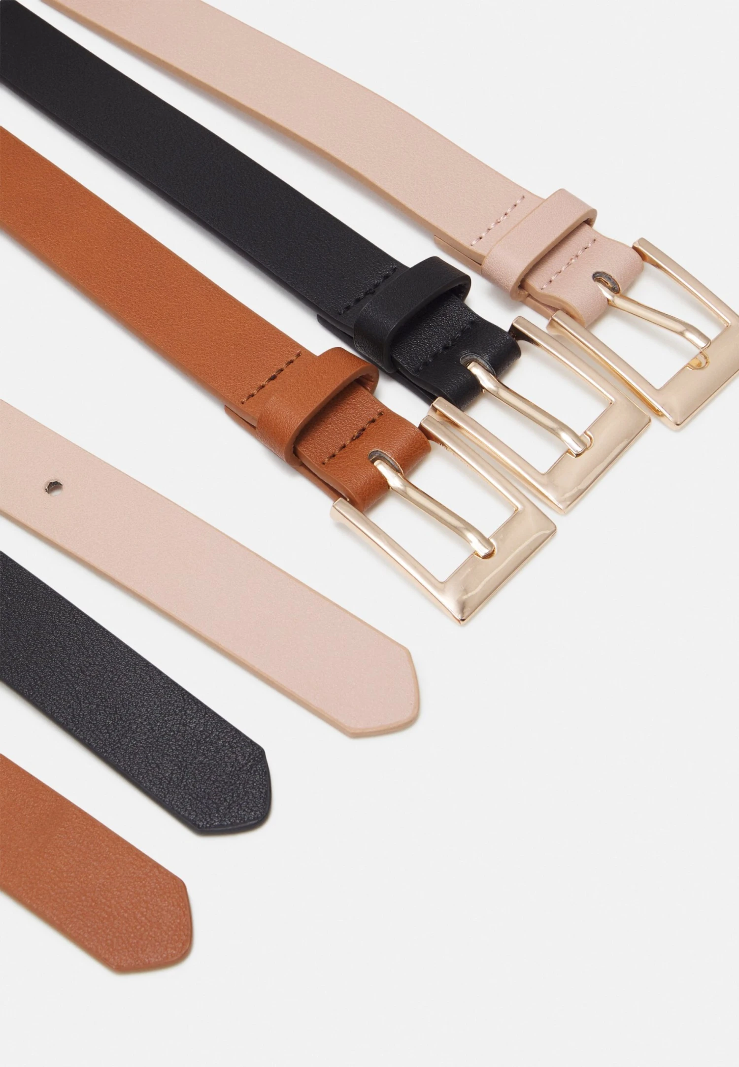 Anna Field 3 Pack - Riem - Black/Cognac/Pink 2 Anna Field 3 Pack - Riem - Black/Cognac/Pink - Afbeelding 2