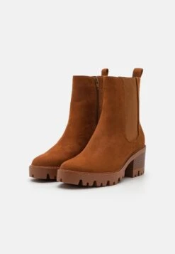 Anna Field Enkellaarsjes Met Plateauzool - Cognac -Anna Field 730a7bf18c484ab1996369c40c95693e