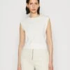 Anna Field T-Shirt Basic - Off-White