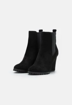 Anna Field Leather Winter Boot - Enkellaarsjes Met Hoge Hak - Black -Anna Field 7ad8d44581764db18aa31cc7f18bef8a