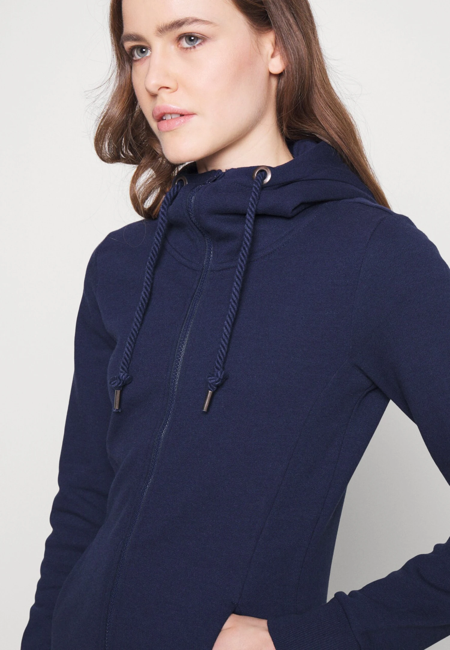 Sweater Met Rits -Dark Blue 5 Sweater Met Rits -Dark Blue - Afbeelding 5