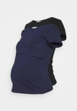 Nursing 2Er Pack - Basic T-Shirt - T-Shirt Basic - Dark Blue/Black -Anna Field 7ef339094c6946628b79c9f31d4e5acc