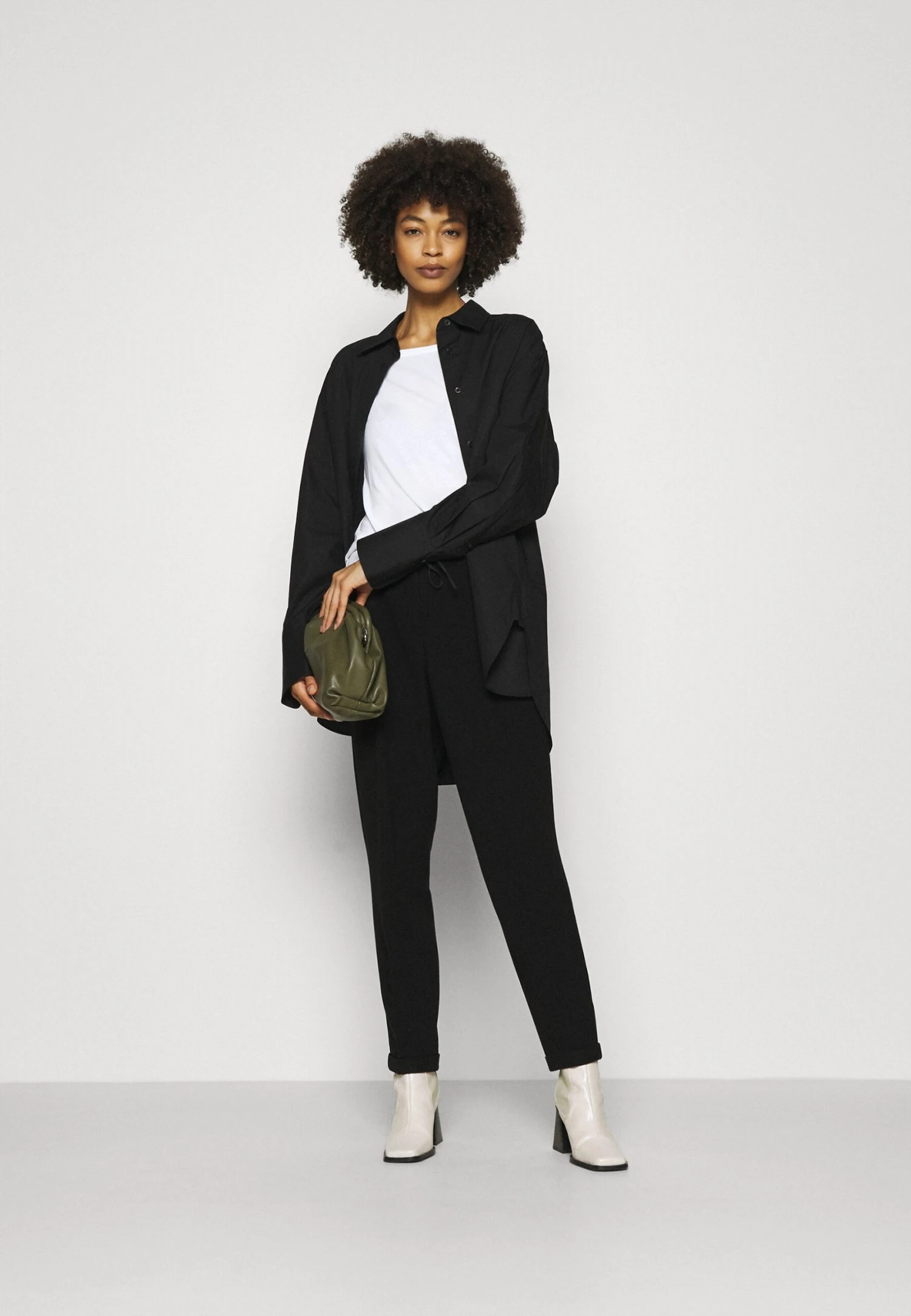 Anna Field 2 Pack - Longsleeve - White/Black 1 Anna Field 2 Pack - Longsleeve - White/Black