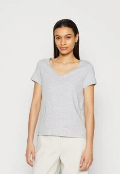 Anna Field 3 Pack- T-Shirt Basic - Black/White/Mottled Light Grey 11 Anna Field 3 Pack- T-Shirt Basic - Black/White/Mottled Light Grey -Anna Field 85b69a9b00b2446dbc79a2b15a09f5c2