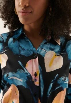 Anna Field Jurk - Blue/Pink -Anna Field 870bc67c42e94a98a3e29ac8dff4abc5