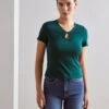 Anna Field T-Shirt Basic - Dark Green