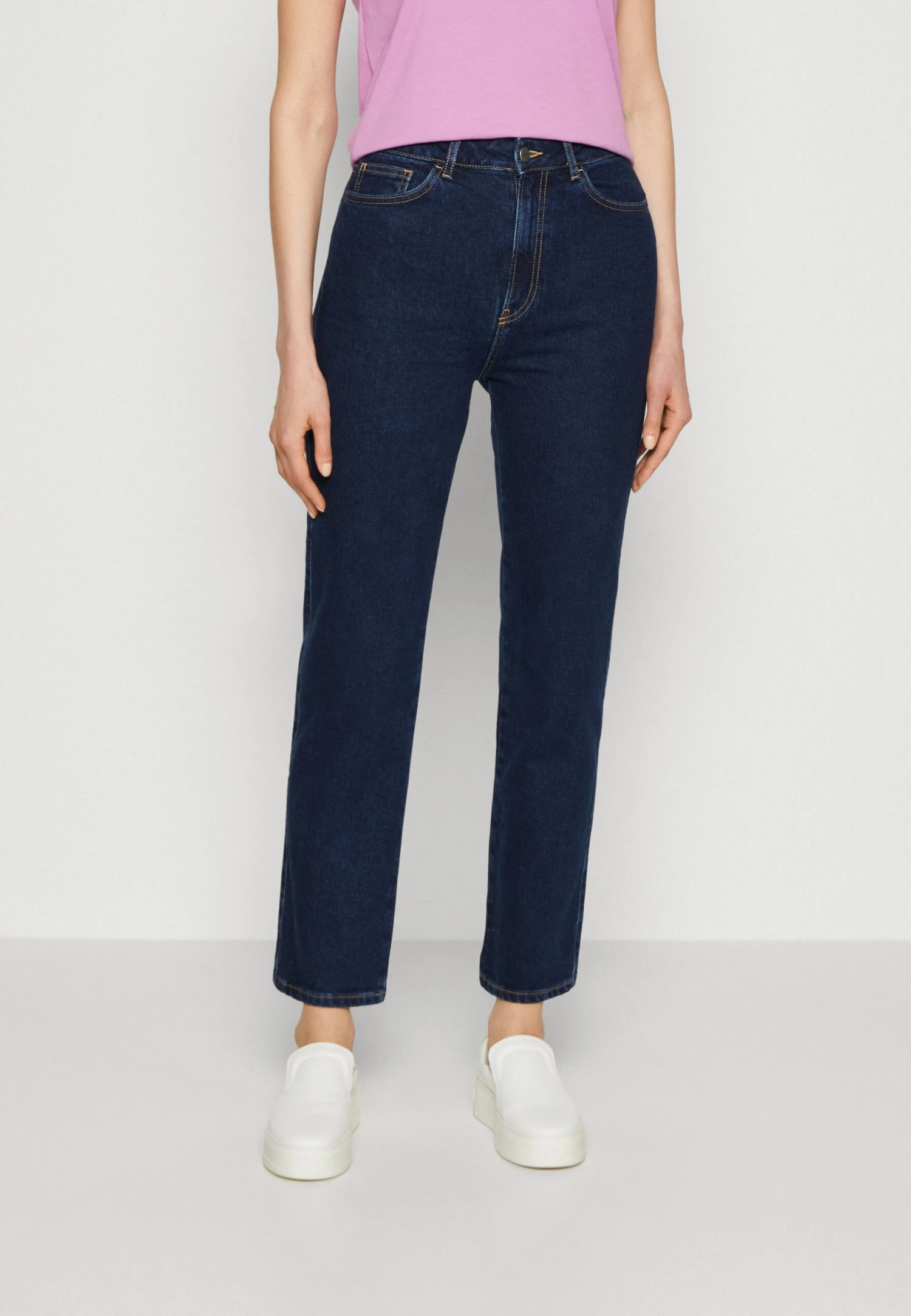 Anna Field Straight Leg Jeans - Blue Denim 1 Anna Field Straight Leg Jeans - Blue Denim