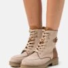 Anna Field Leather- Veterboots - Taupe