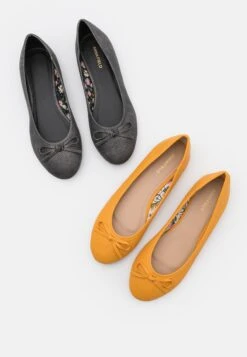 Anna Field 2 Pack - Ballerina'S - Black/Yellow 11 Anna Field 2 Pack - Ballerina'S - Black/Yellow -Anna Field 968728e0655e48c7929c2ffe25b98061
