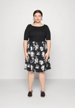 Jurk - Black/Multi Coloured