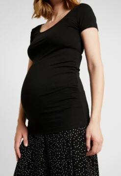 2 Pack - T-Shirt Basic - Dark Gray/Black -Anna Field 9b16f836f5b94788b85a388f09c5df35