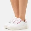 Anna Field Leather - Sneakers Laag - White/Pink