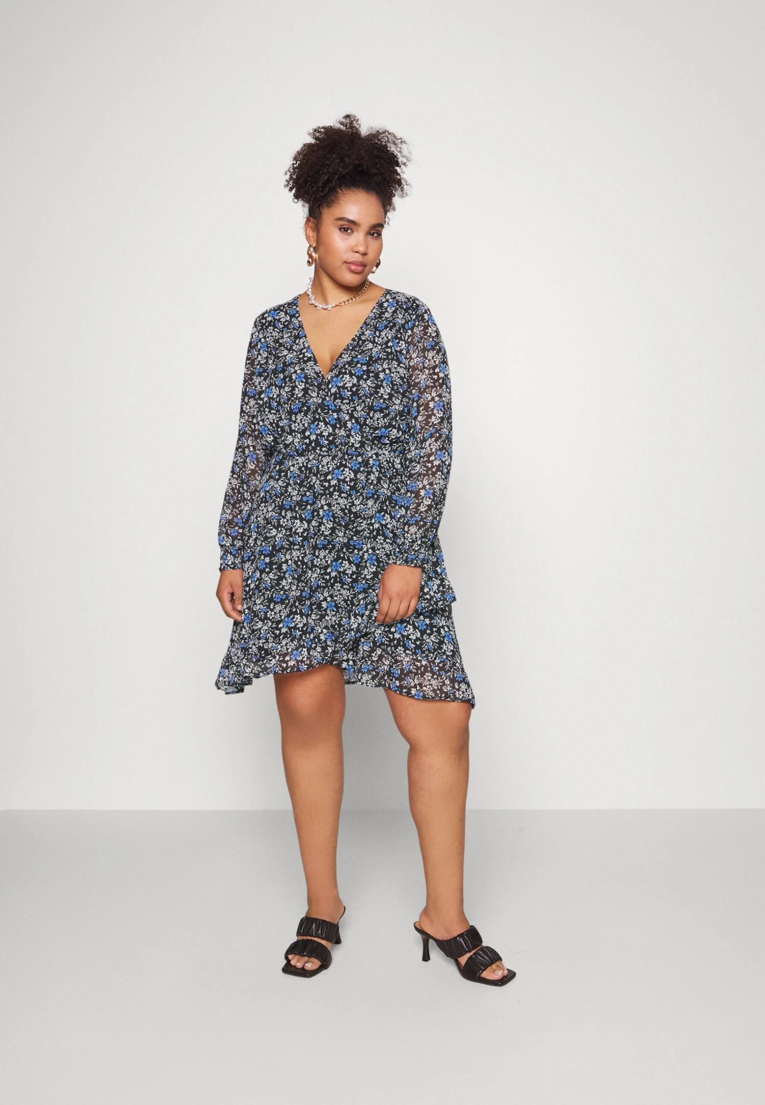 Jurk - Black/Multi-Coloured 2 Jurk - Black/Multi-Coloured - Afbeelding 2