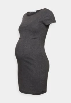 Short Sleeves- Jerseyjurk -Mottled Dark Grey -Anna Field a12eb757c88f47778add388454b2e645