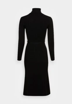 Anna Field Rollkragen Ripp Mini Strickkleid Mit Gürtel - Gebreide Jurk - Black -Anna Field a45d8072fccf4a4eac5eaec766cf9d07