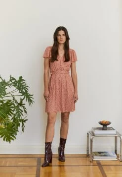 Anna Field Jurk - Brown/White -Anna Field a48742b5d1f24a7797f823c1ec21e11b