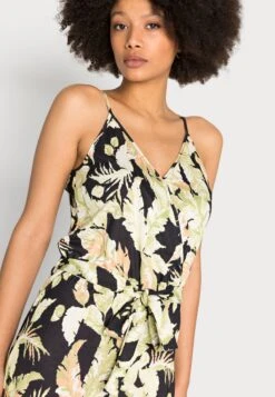 Anna Field Jumpsuit - Black/Green -Anna Field a63ce494ed10460990b5edb31e19ab14