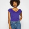 Anna Field T-Shirt Basic - Clematis Blue