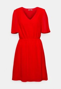Anna Field V-Neck Sleeve Dress- Jurk -Dark Red -Anna Field a9a2023bf18245a081909e1676b772a5