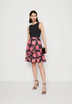 Anna Field Jurk - Black/Red/Purple -Anna Field ad125e61a7524acfa11bd8379144f529