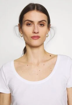 Anna Field 3 Pack - T-Shirt Basic - White/Navy/Light Grey Melange -Anna Field b27e1bad74b0489eb380762b3e6f25a7