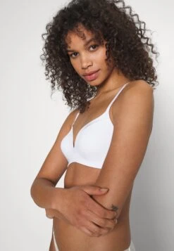 Anna Field 2 Pack - T-Shirt Bh - 502 - Blue_001 - White -Anna Field b4e58d4af79d40dbaa234dfee5ca4df8