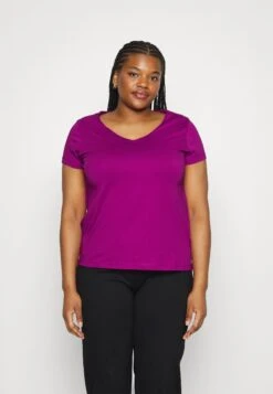 3 Pack - T-Shirt Basic - White/Dark Yellow/Purple -Anna Field b563fb0da2fb4a5bbff29ef259e95ca5