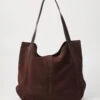 Anna Field LEATHER - Shopper - Chocolate Brown