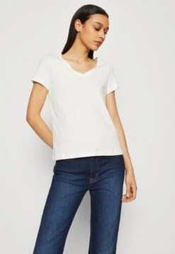 Anna Field 3 Pack- T-Shirt Basic - Dark Yellow/Purple/White -Anna Field ba32cc01c7a84e79aec68983dacce8bf