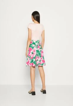 Anna Field Jerseyjurk - White/Green/Pink -Anna Field ba9041b9cf1d4a9d950a4301e2a71117