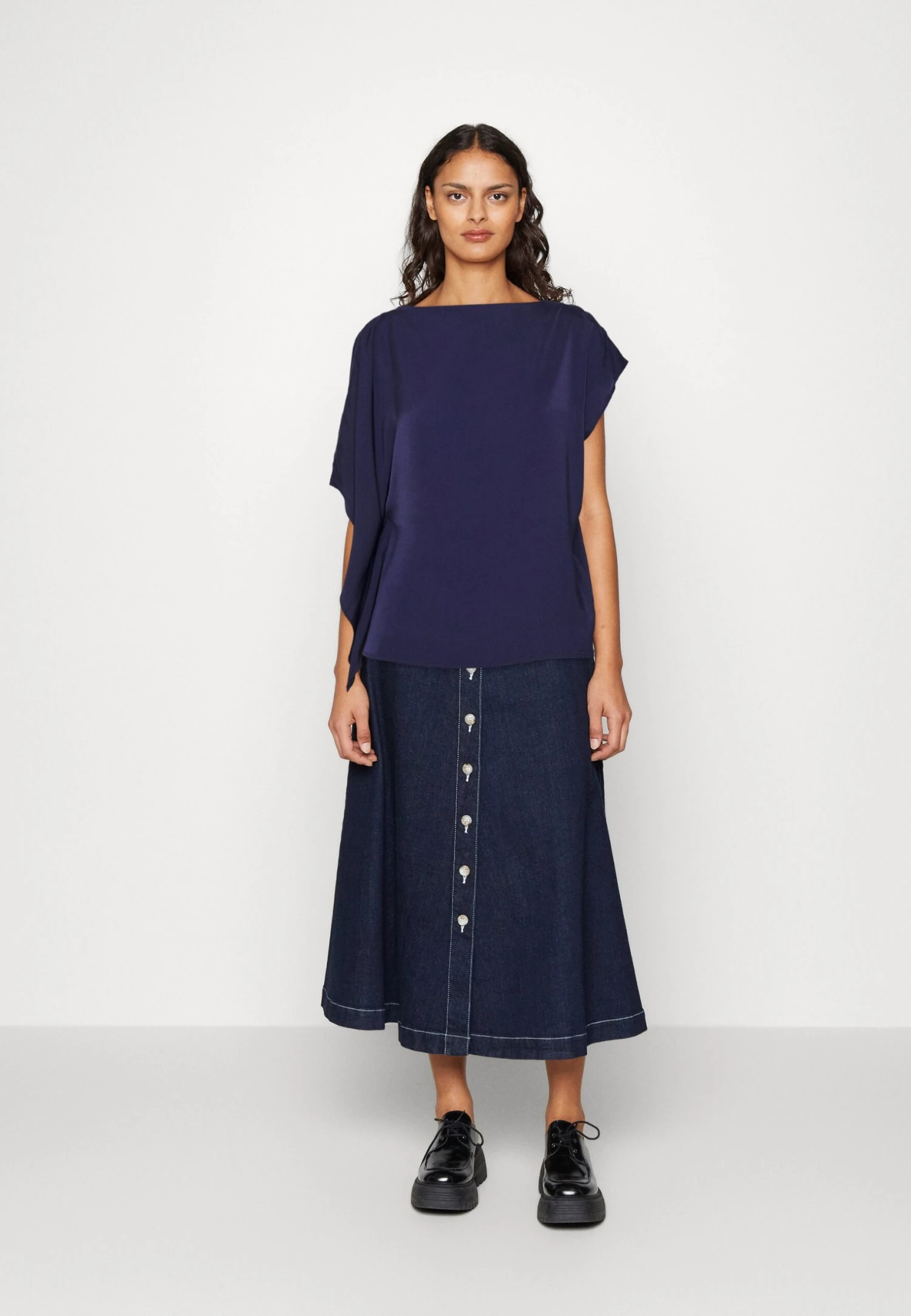 Anna Field Blouse - Dark Blue 2 Anna Field Blouse - Dark Blue - Afbeelding 2