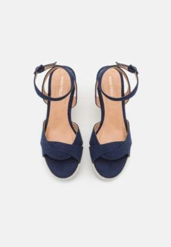 Anna Field Sandalen Met Sleehak - Dark Blue 11 Anna Field Sandalen Met Sleehak - Dark Blue -Anna Field c43f8d20b6c34f169f7eda00901a6c31