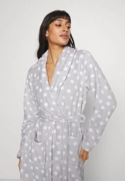 Anna Field Badjas - Grey/White -Anna Field c5725abc2d2e43b5ad64de8b26dd812d