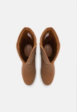 Anna Field Winter Boot - Enkellaarsjes Met Sleehak - Cognac -Anna Field cffb9f97d1de47db94e1ac2c257045ff