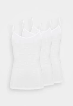 Anna Field 3Er Pack - Top - White/White/White -Anna Field d0b71ee9e466446386fbbdfd2ad607a0