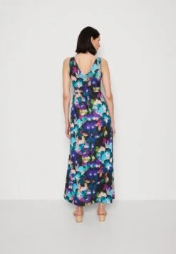 Anna Field Maxi-Jurk - Black/Blue/Multicoloured -Anna Field d315931ce80d47478cafefc8214e59de