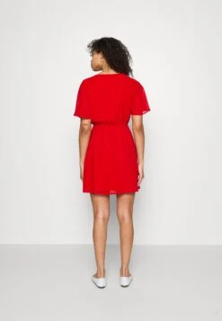 Anna Field V-Neck Sleeve Dress- Jurk -Dark Red -Anna Field d766726027f547f48cdf908cb71c7272