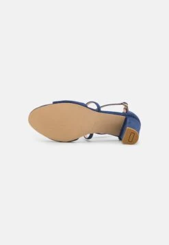 Anna Field Leather- Sandalen Met Hoge Hak - Dark Blue -Anna Field d791a3e35f6c46baae818117dcc89e7d