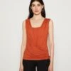 Anna Field Top - Brown