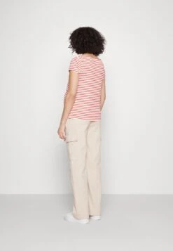 Maternity Long Tee- T-Shirt Basic - Red/Off-White -Anna Field de89f1049ca14b0490ad5713be4dea31