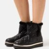 Anna Field Winter Boot - Enkellaarsjes Met Plateauzool - Black