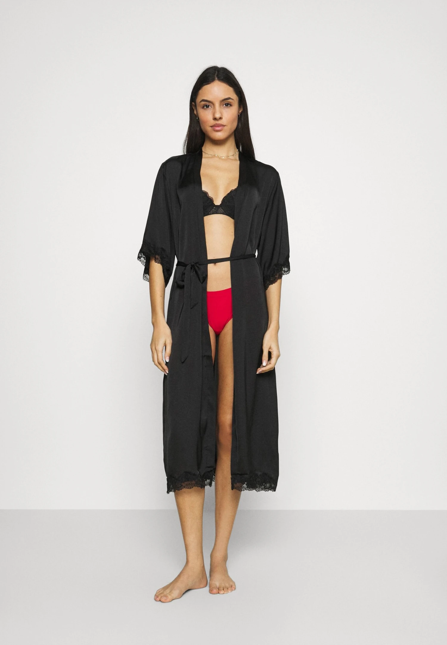 Anna Field Badjas - Black 3 Anna Field Badjas - Black - Afbeelding 3