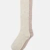Anna Field 2 PACK - Kniekousen - Taupe