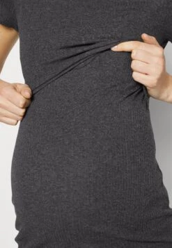 Short Sleeves- Jerseyjurk -Mottled Dark Grey -Anna Field e14d91824e05474587cb552a4f26da30