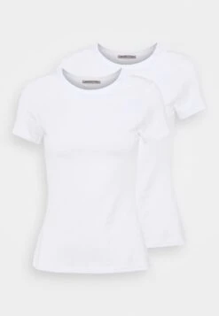 Anna Field 2 Pack - T-Shirt Basic - White -Anna Field e1927a1d895042e7b4e546ee4b7a4c3b