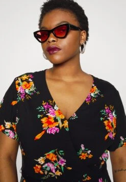 Wrap Dress High Low Hem - Jurk - Black -Anna Field e2c08b40c17b4e388398df3b167883e4