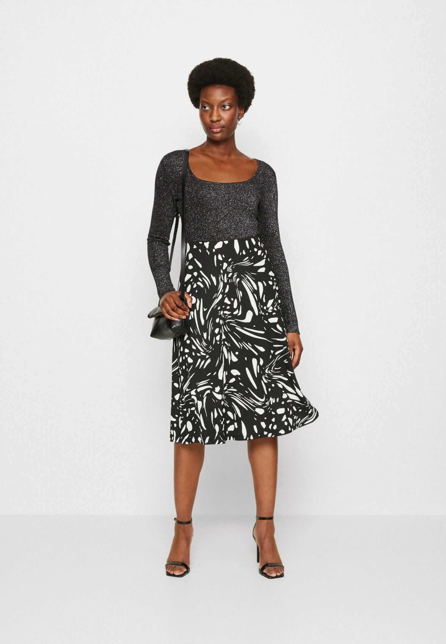 Anna Field A-Lijn Rok - Black/White 2 Anna Field A-Lijn Rok - Black/White - Afbeelding 2