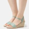 Anna Field Sandalen Met Sleehak - Mint