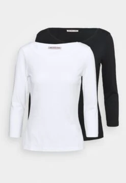 Anna Field 2 Pack - Longsleeve - White/Black 10 Anna Field 2 Pack - Longsleeve - White/Black -Anna Field e9103d8e05a6451786eb0ce01a8aec49